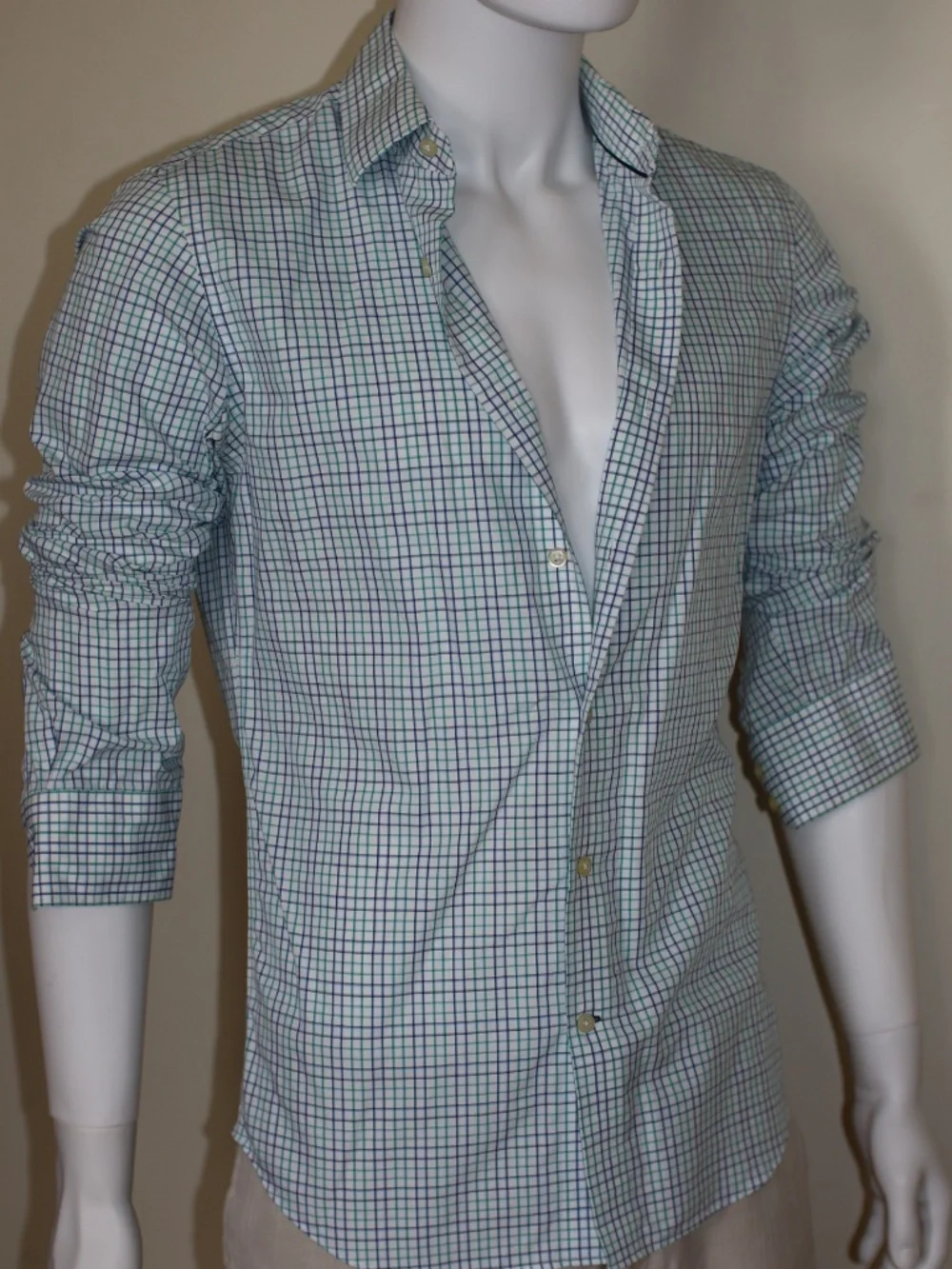 Stylish Vintage Banana Republic Summer Shirt with a Slim Fit